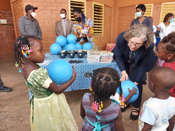 Visite de l’ambassadeur des Etats Unis au Village de Keoogo